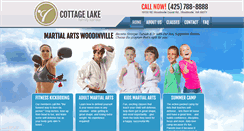 Desktop Screenshot of cottagelakekarate.com
